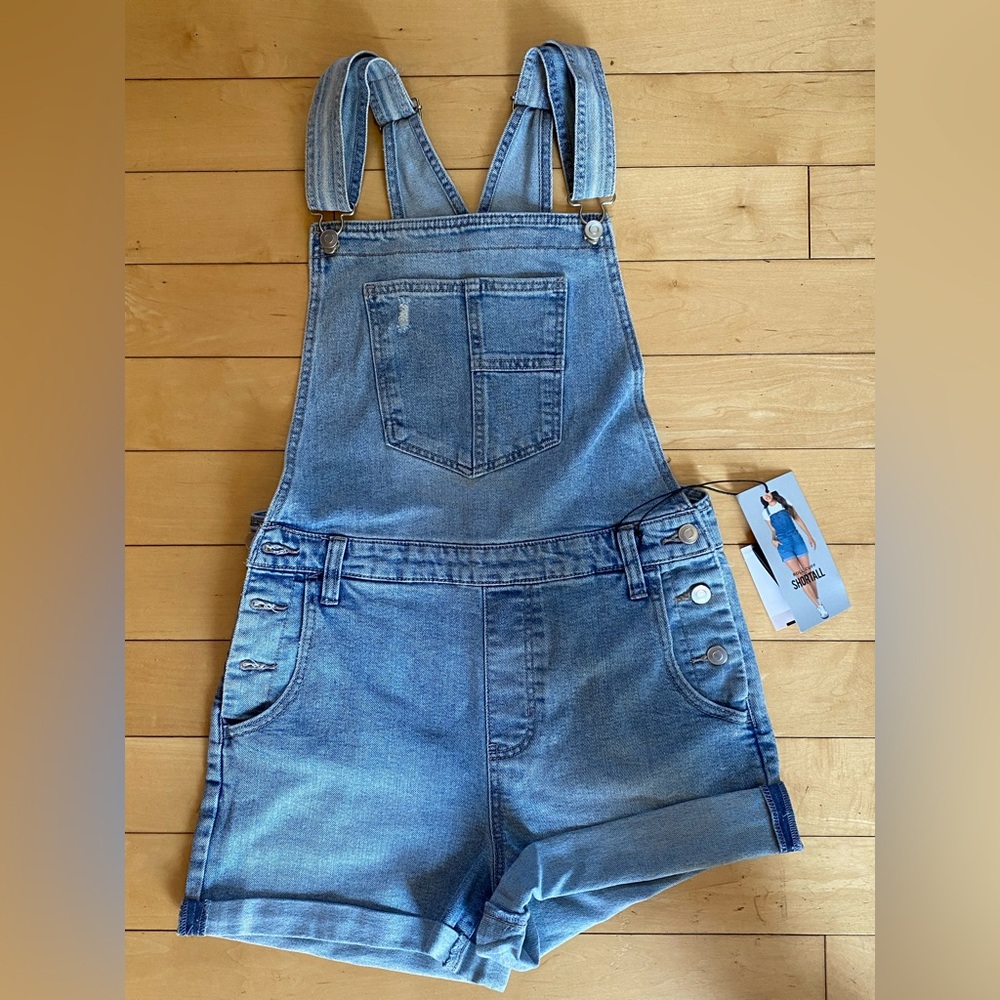 Celebrity Pink Rolled Cuff Shortalls